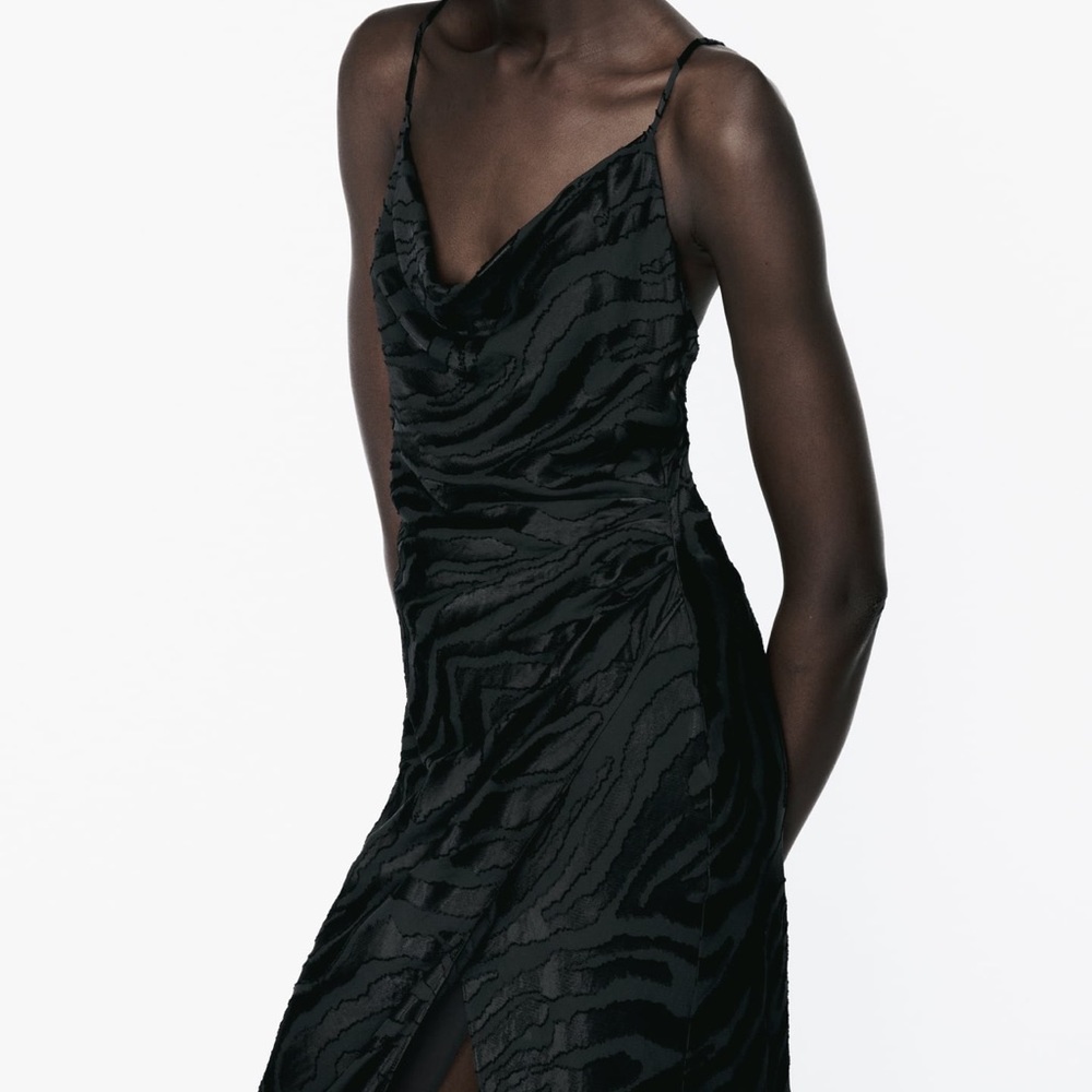 ZARA SLIP DRESS - Picture 4 of 5